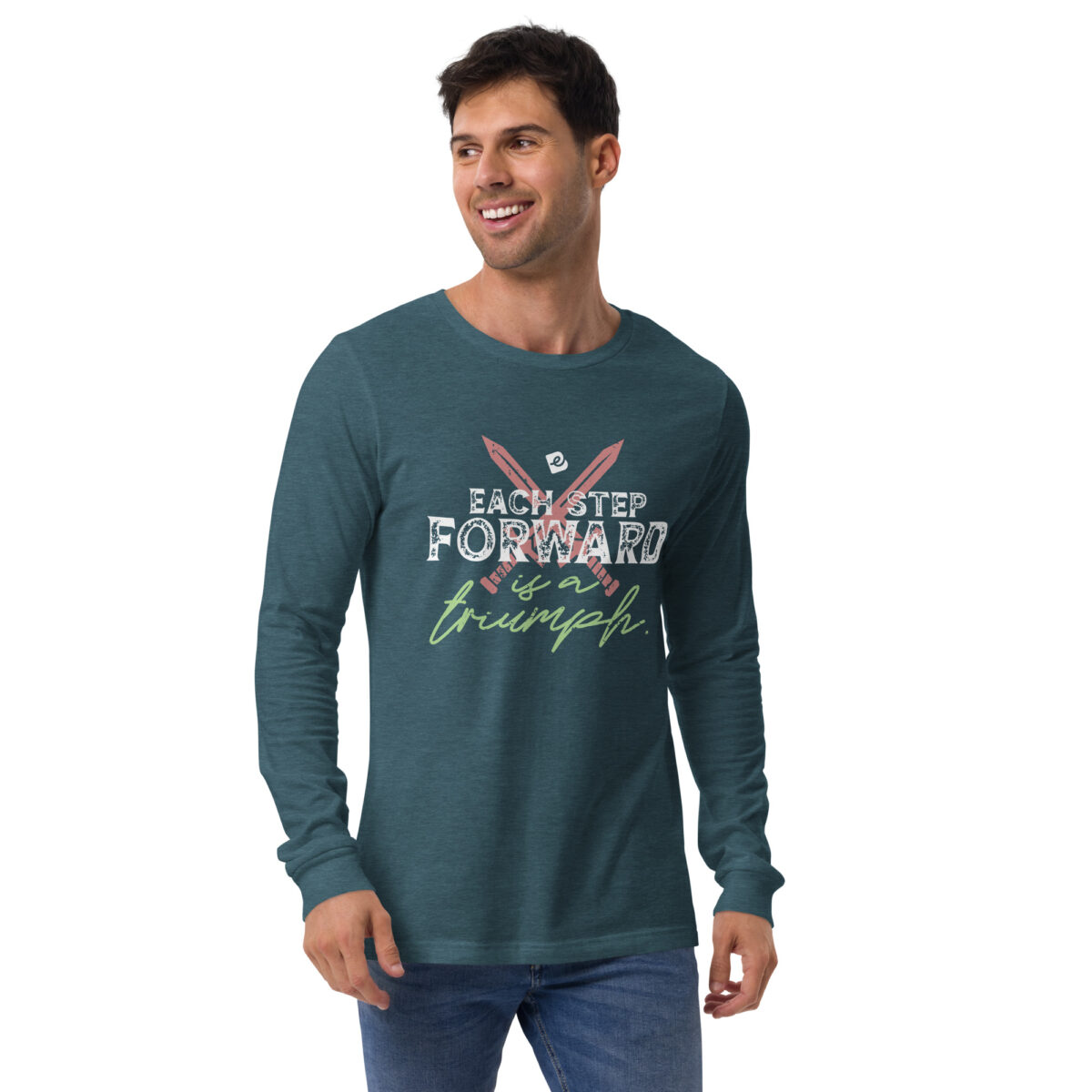 unisex long sleeve tee heather deep teal front 670d70ba784a2.jpg