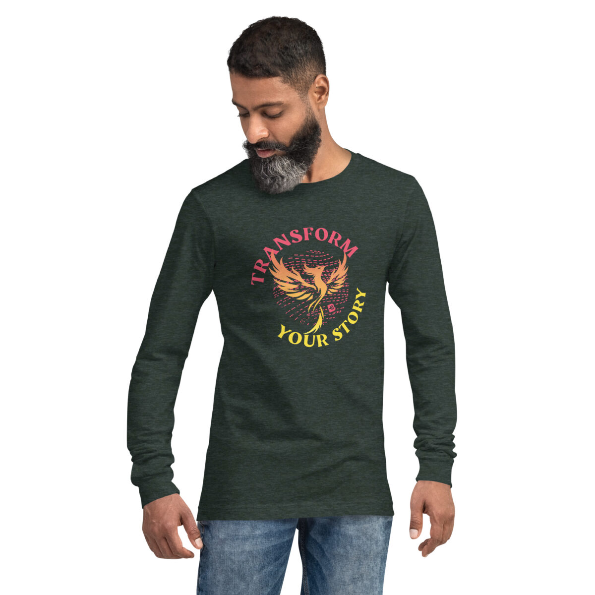 unisex long sleeve tee heather forest front 6711959123701.jpg