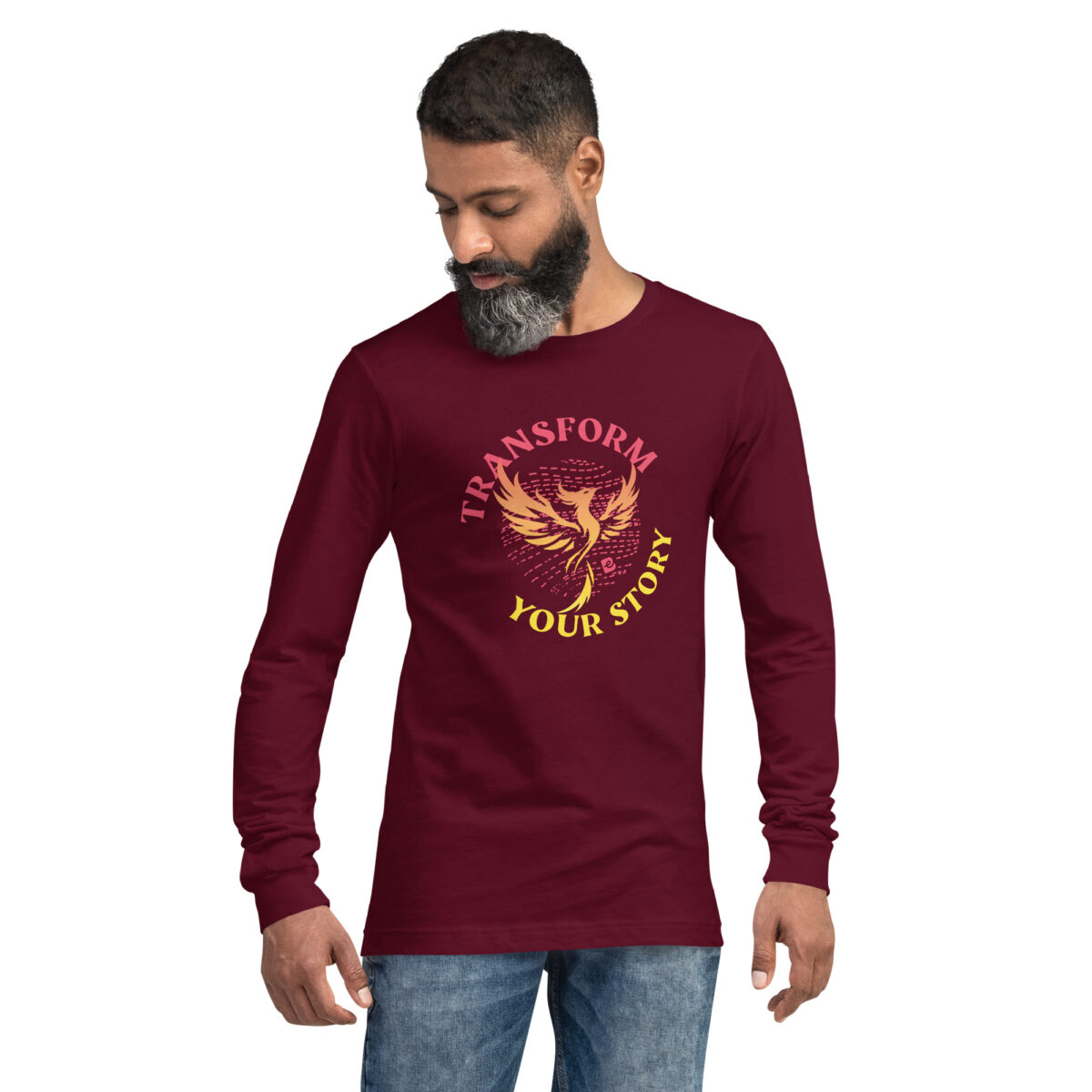 unisex long sleeve tee maroon front 671195911beb9.jpg