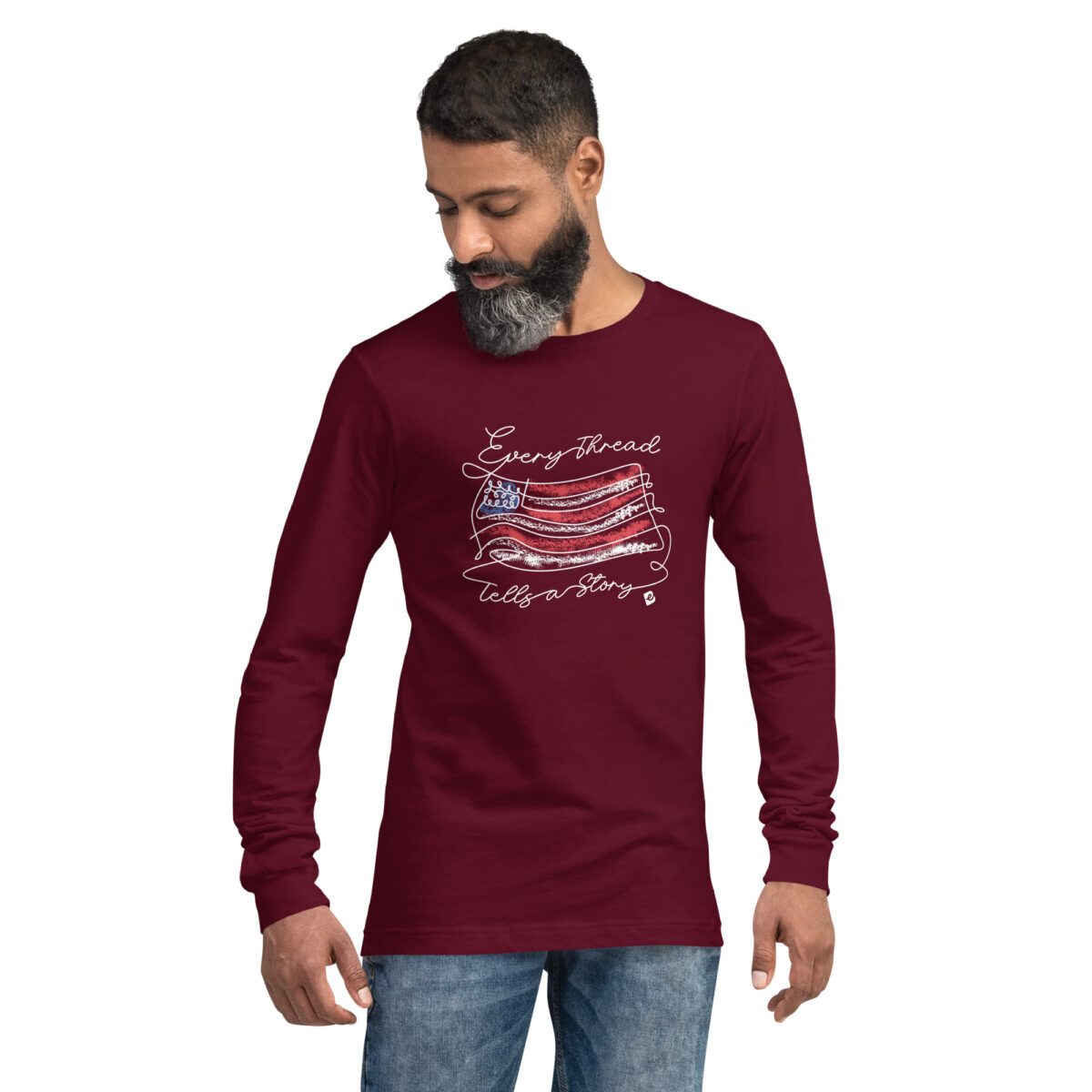 unisex long sleeve tee maroon front 671293e7cb6c8.jpg