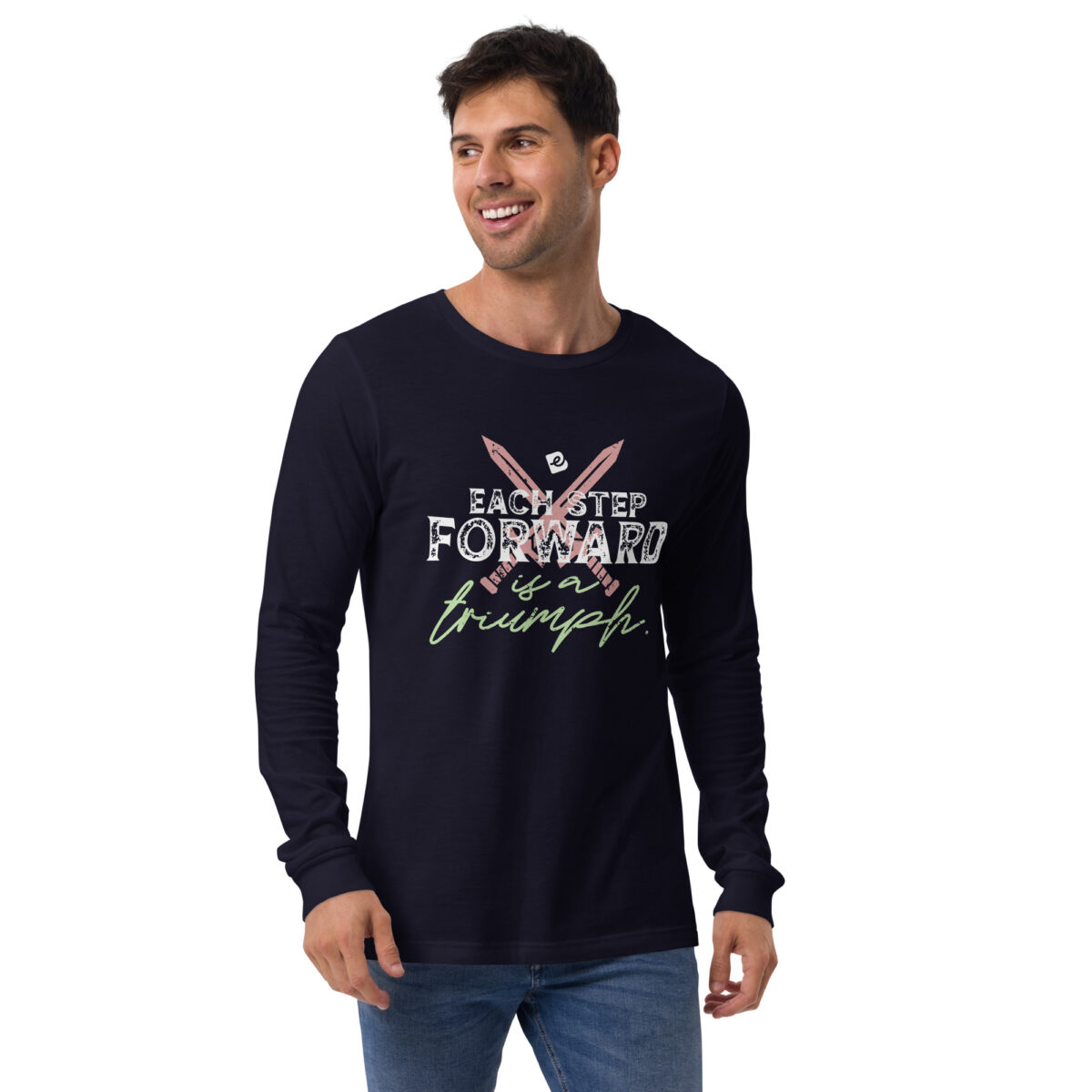 unisex long sleeve tee navy front 670d70ba65384.jpg