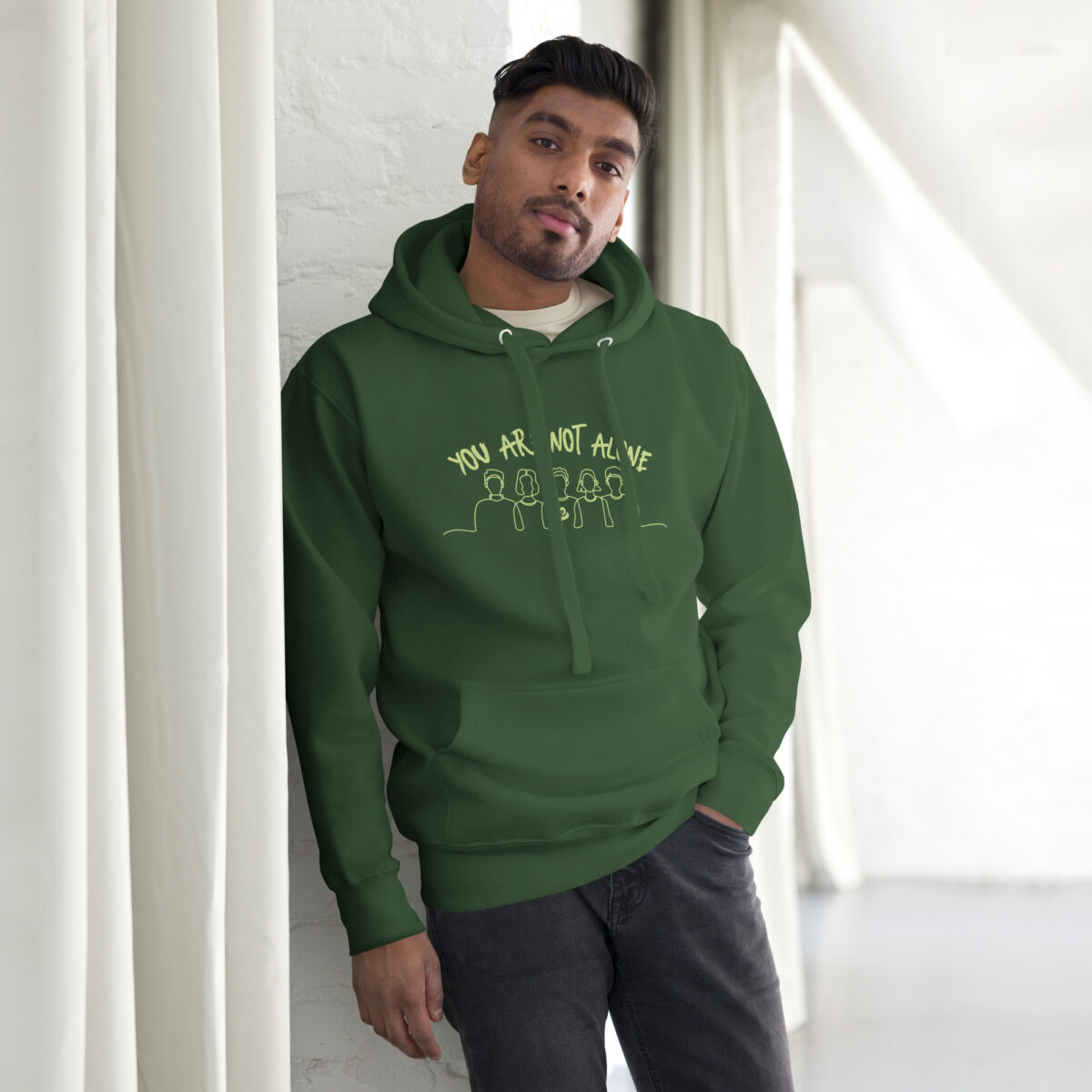 unisex premium hoodie forest green front 671689800faf9.jpg