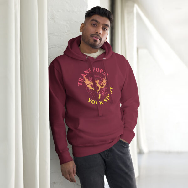 unisex premium hoodie maroon front 6717f42977100.jpg