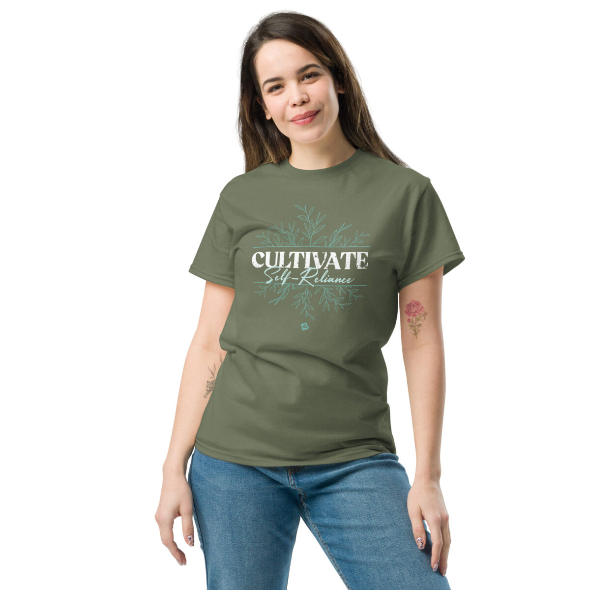 unisex classic tee military green front 682b4665c7258.jpg