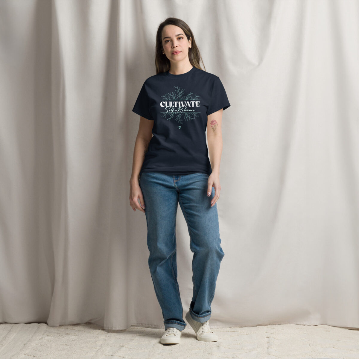 unisex classic tee navy front 682b4665c94fe.jpg