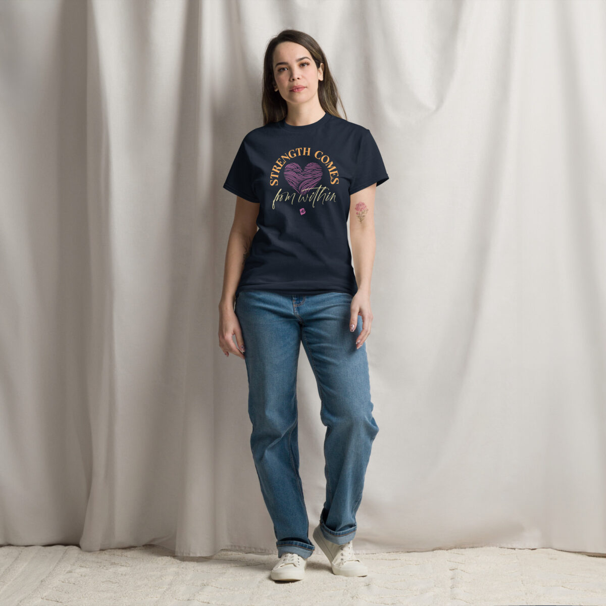unisex classic tee navy front 682b4be869a1c.jpg