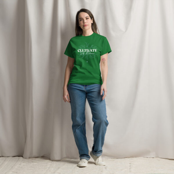 unisex classic tee turf green front 682b4665cbb5f.jpg