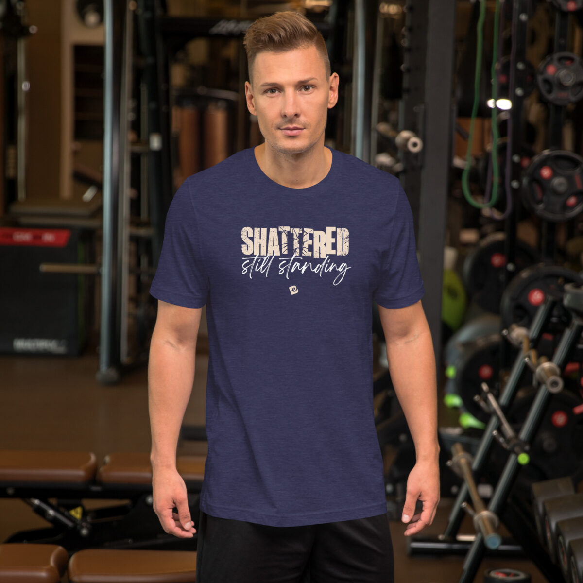 unisex staple t shirt heather midnight navy front 682bbc9049ebe.jpg