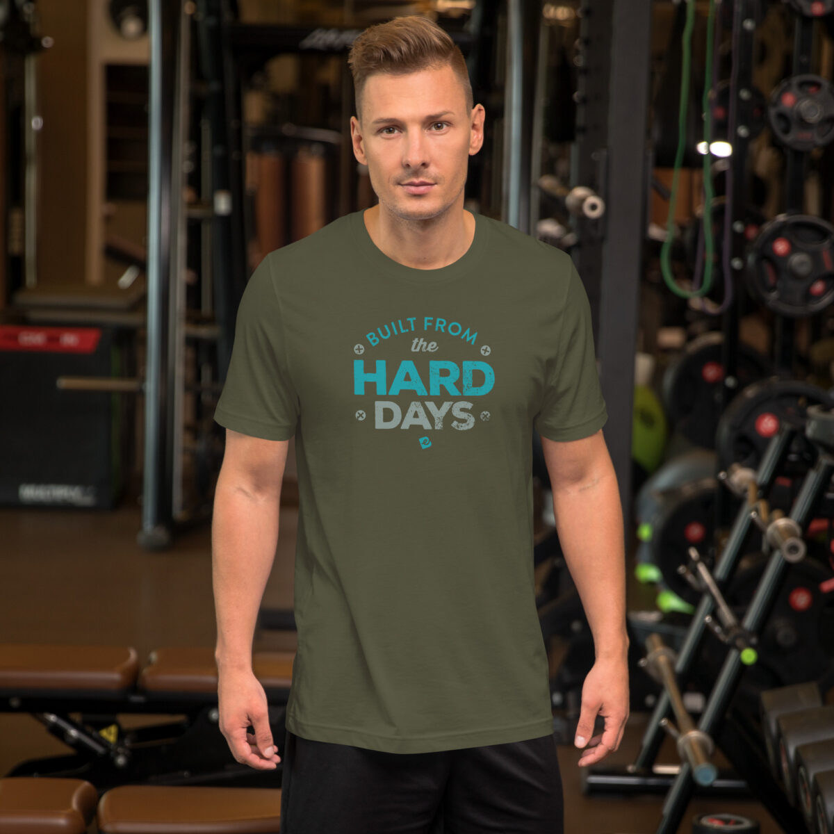 unisex staple t shirt military green front 682bbee4cfe8f.jpg
