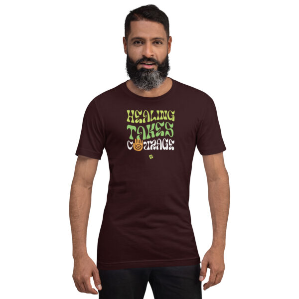 unisex staple t shirt oxblood black front 6827979eb6a8b.jpg